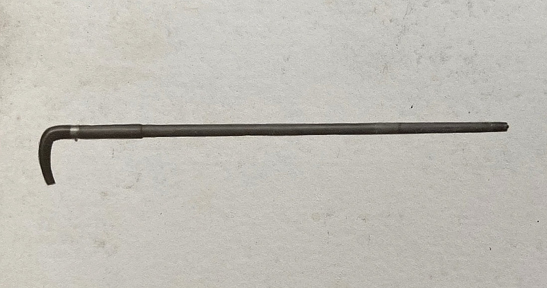 RARE   DUMONTHIER FRENCH CANE GUN COMMERCIAL ADVERTISEMENT 1880s CABINET PHOTO