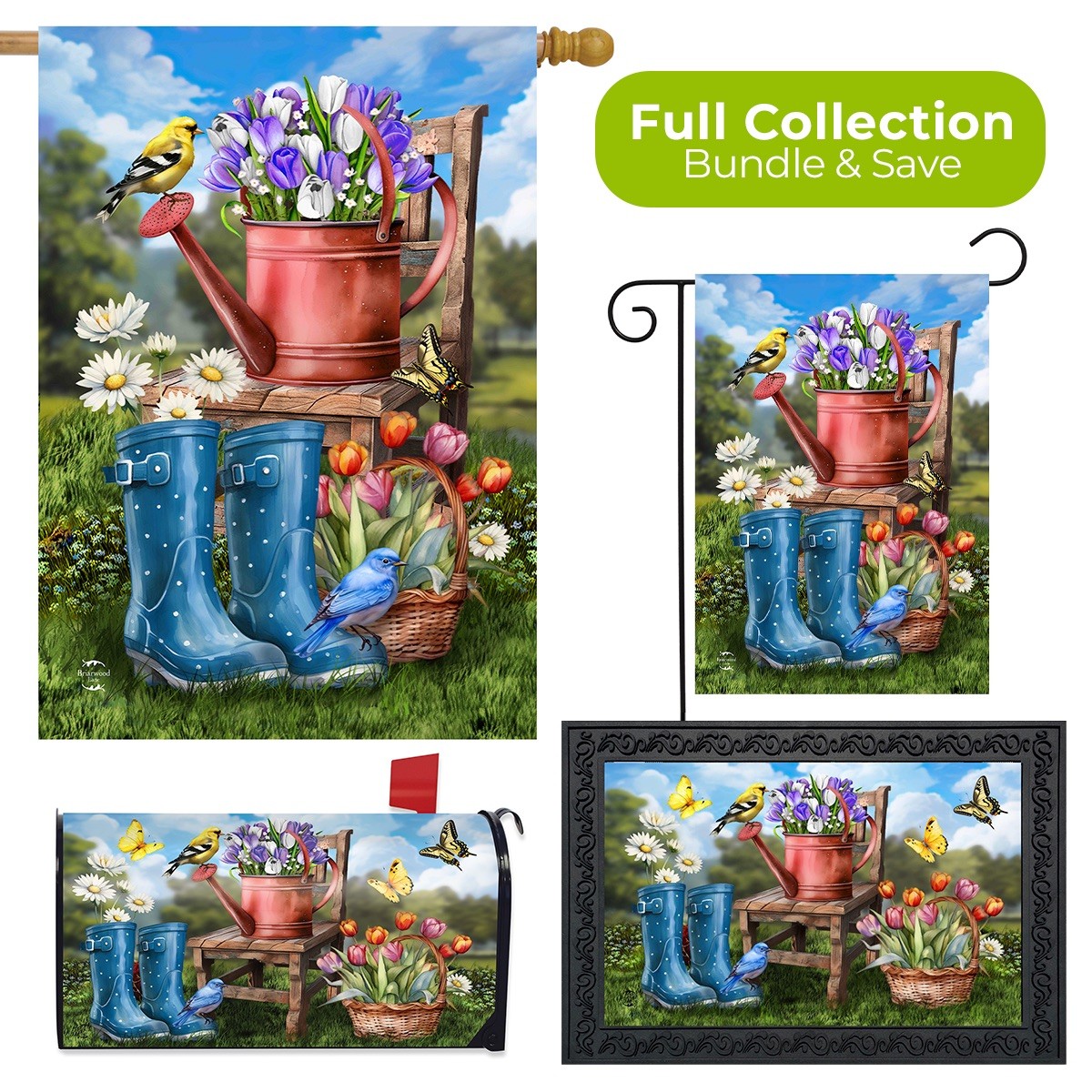 Briarwood Lane In the Spring Garden Collection 30x18