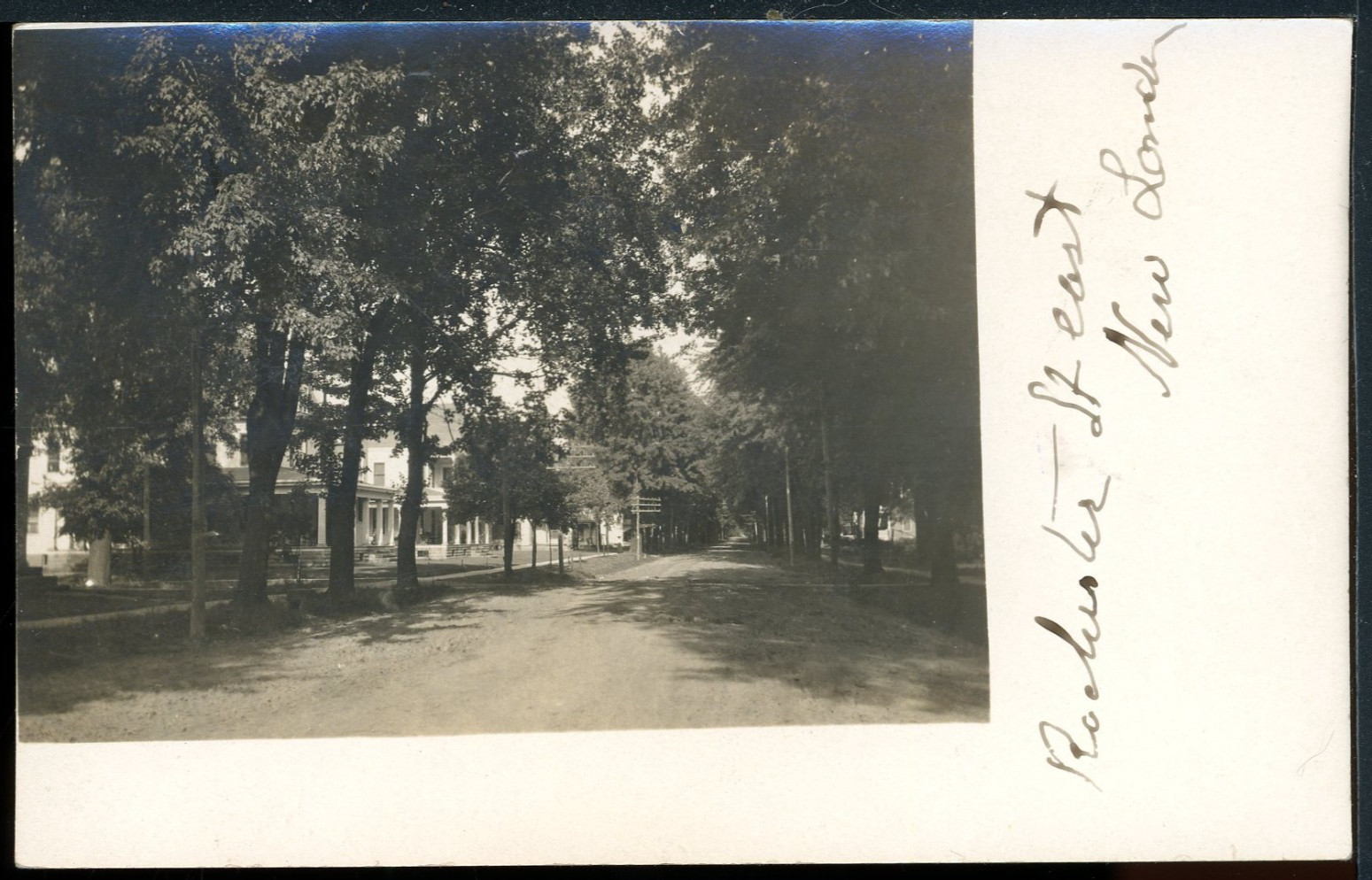 1908 RPPC New London Ohio marked \ 1908 RPPC New London Ohio marked \