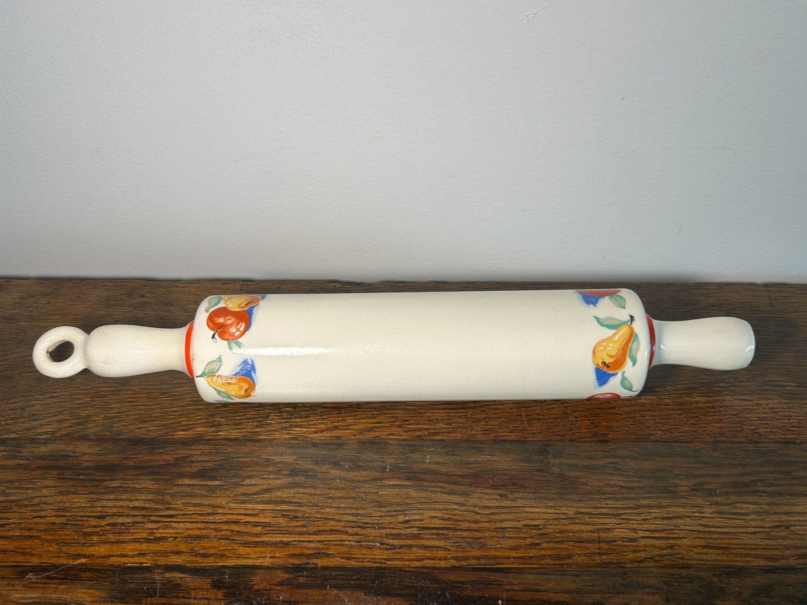 Vintage Harker Ceramic Rolling Pin