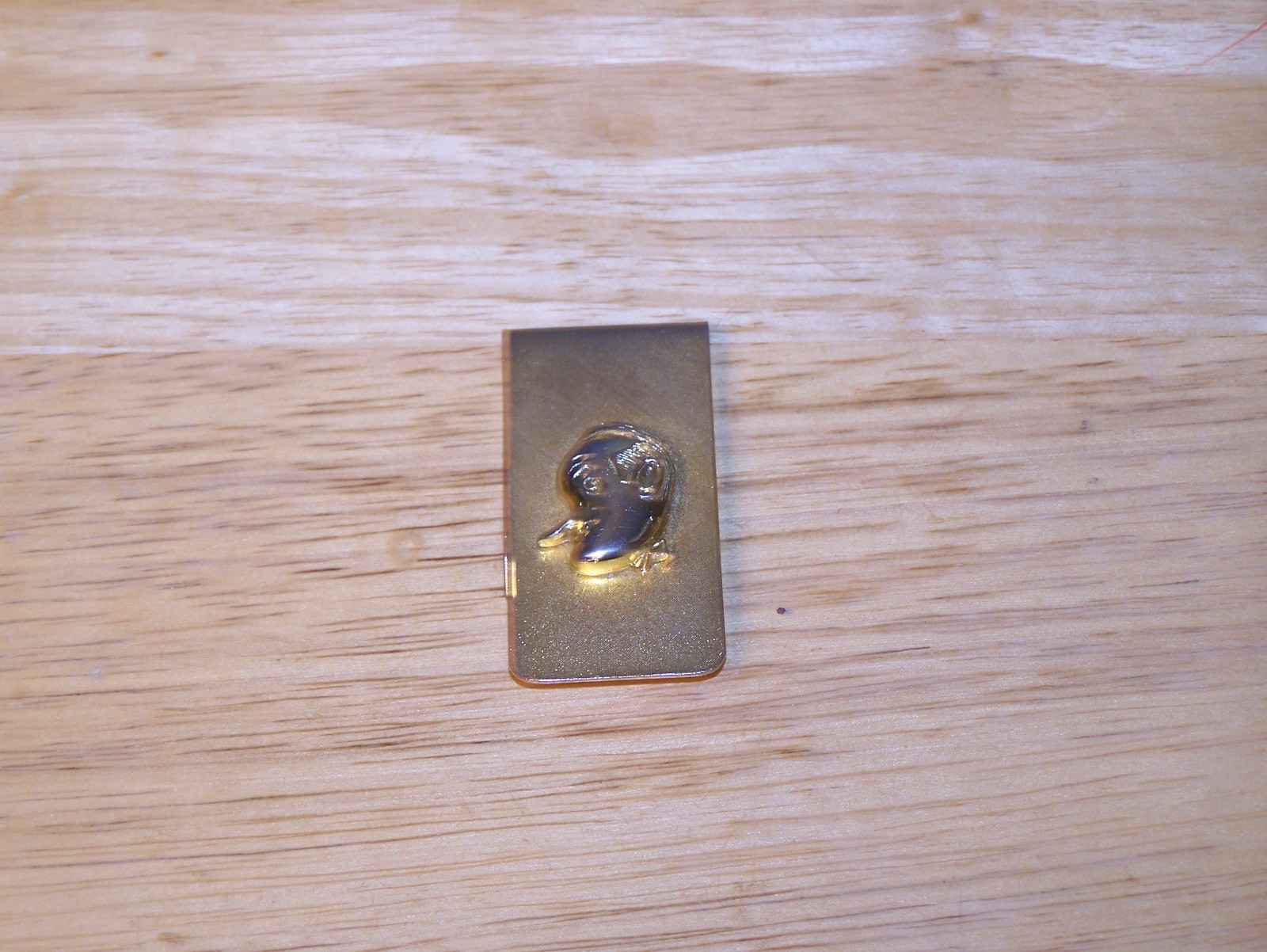 Vintage Gold-Plated Bob Hope Memorabilia Collectible Money Clip EC