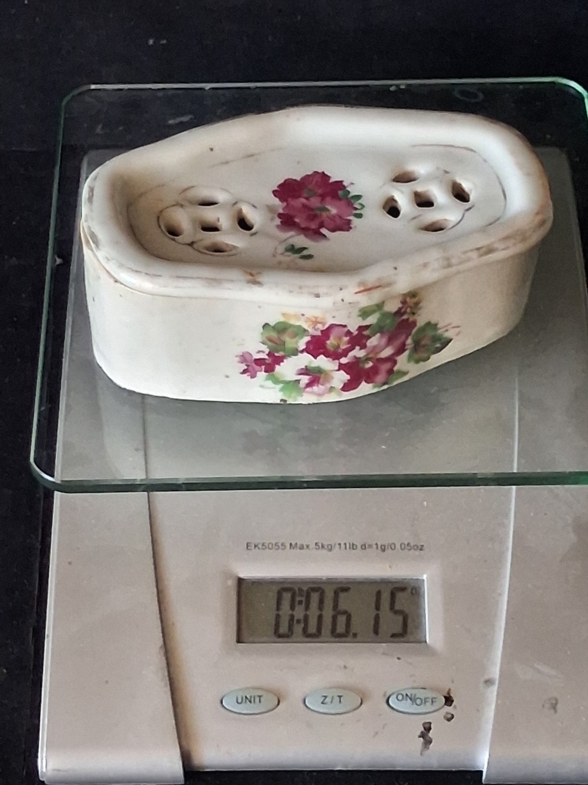 Antique Chinese Cricket Box Tongzhi Ching Dynasty Nanking Floral Porcelain 5\ Antique Chinese Cricket Box Tongzhi Ching Dynasty Nanking Floral Porcelain 5\