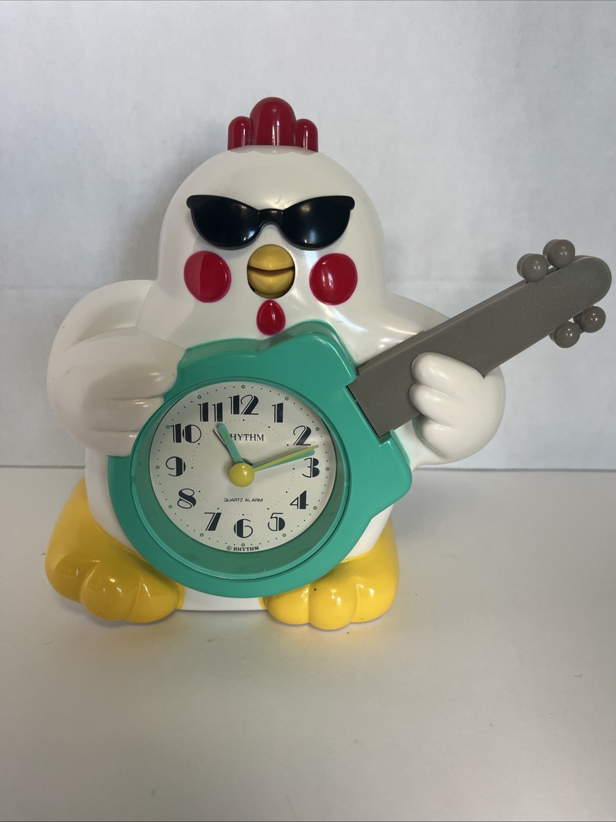 Vintage Rhythm Rockin Chicken Alarm Clock Model 4RE441 - Tested & Working