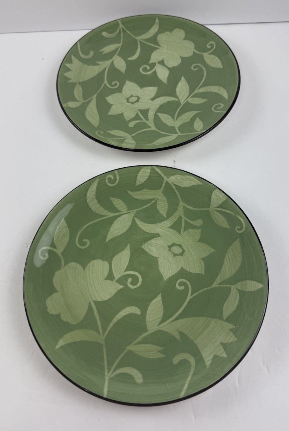 Pfaltzgraff Patio Garden 2 Salad Plates 8 1/2”