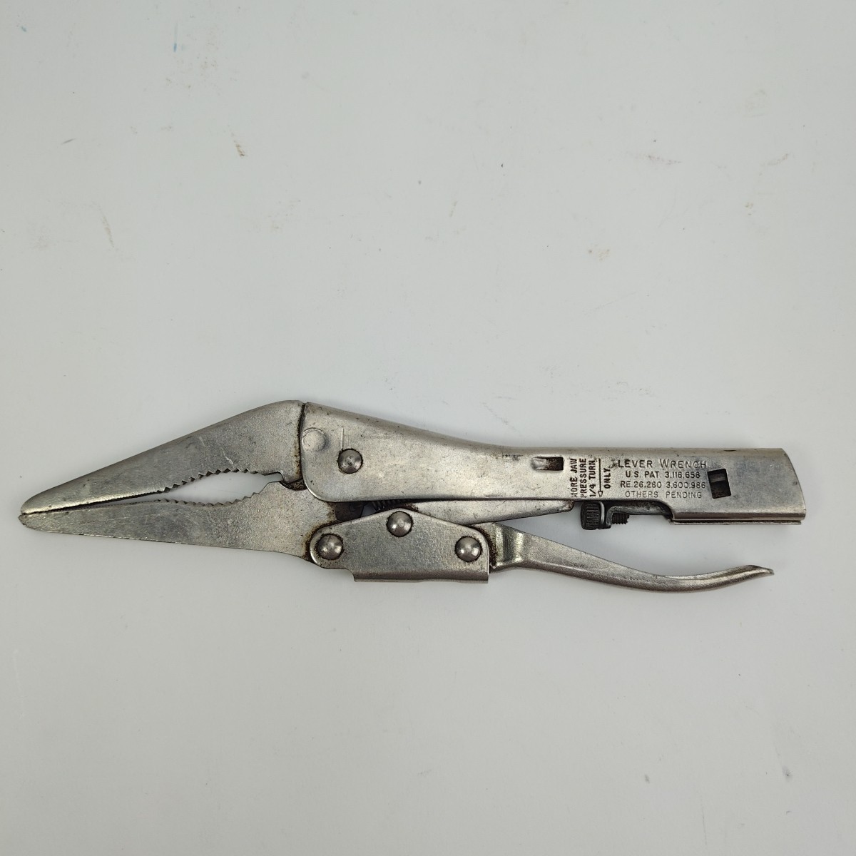 Vintage Leverage Tools Lever Wrench Long Nose 8\ Vintage Leverage Tools Lever Wrench Long Nose 8\