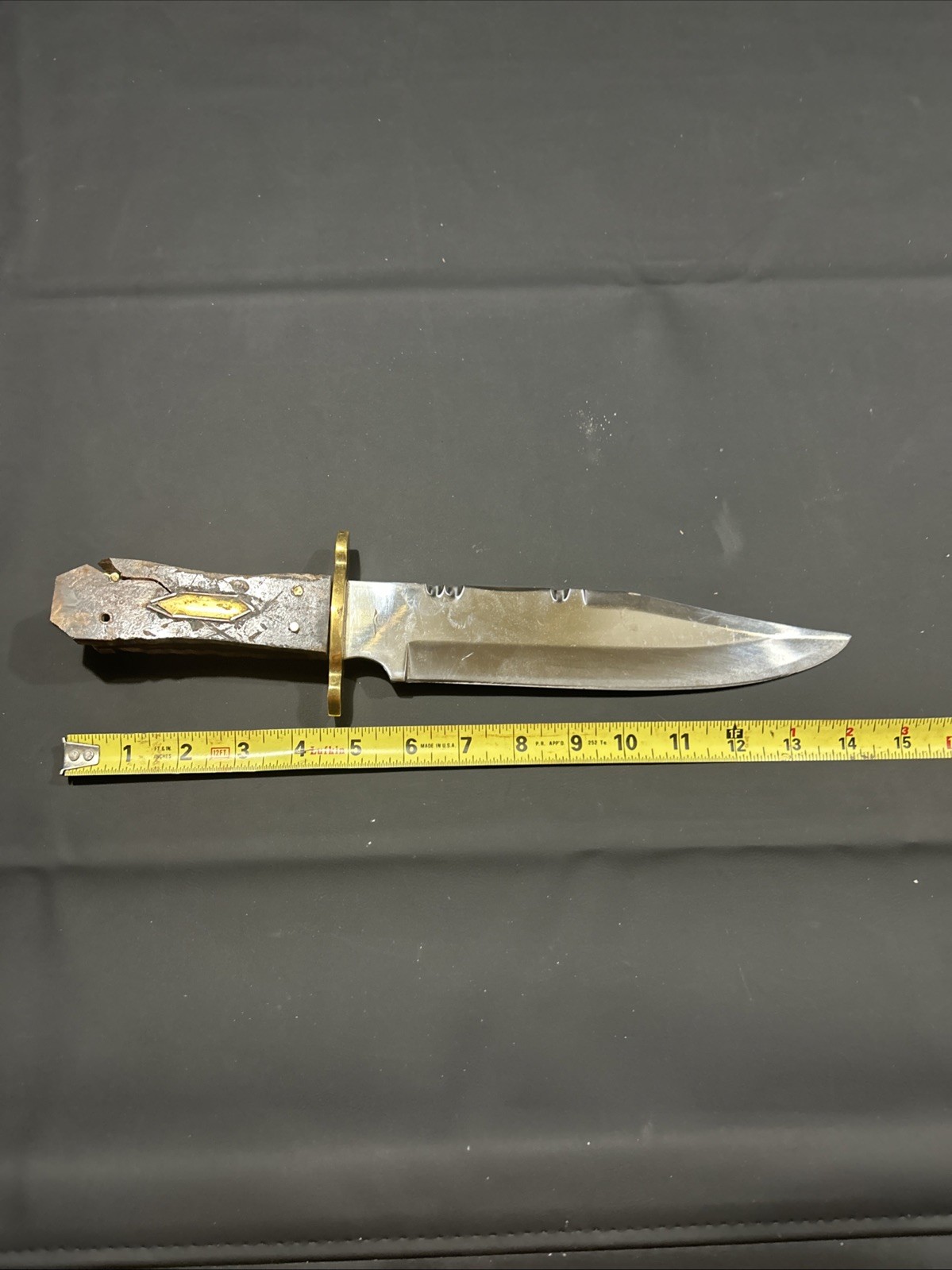 Bowie Knife, Patrick, Henry, Liberty Or Death. Needs To Be Re-Handled.