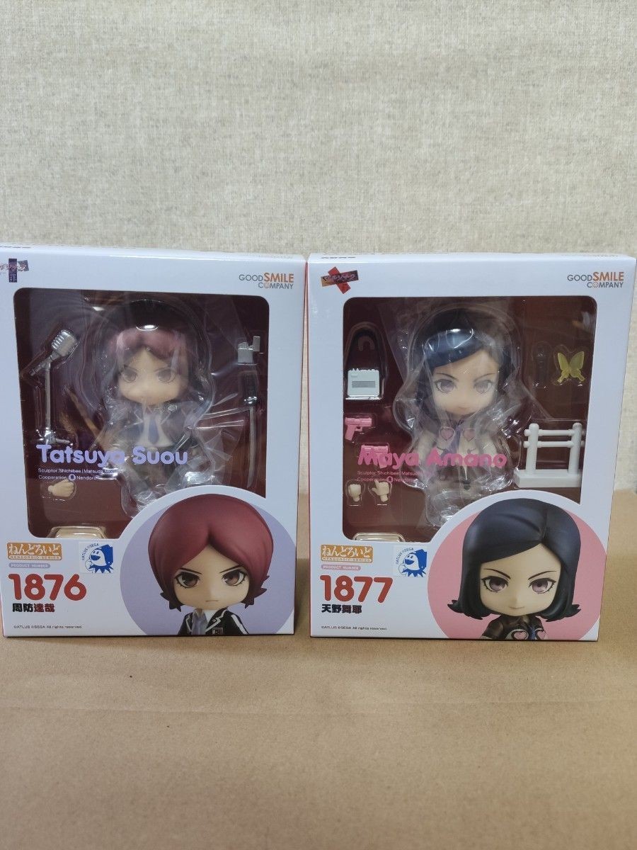 Nendoroid Tatsuya Suou #1876 & Nendoroid Maya Amano #1877 Persona 2 GSC (MISB)