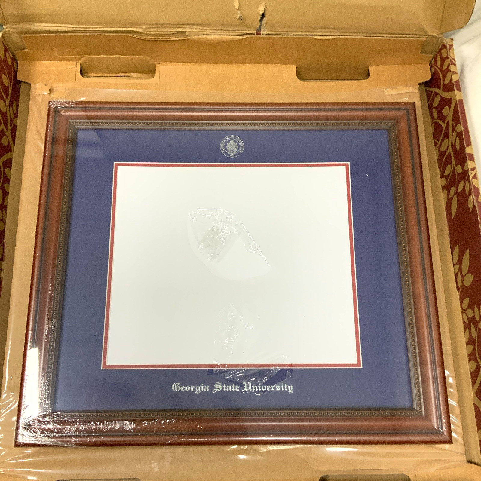 Georgia State University Diploma Frame w/ Mat and GSU Seal (1913)