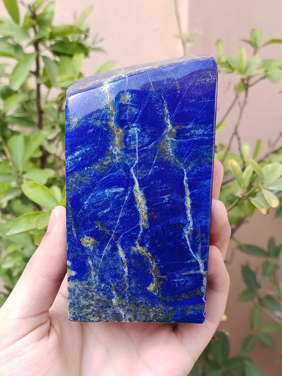 650g Natural Stone Lapis Lazuli Freeform Polished Crystal Mineral Specimen