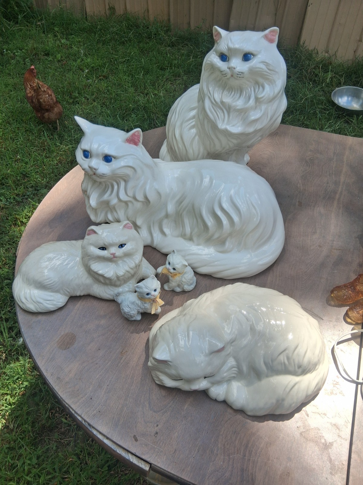 Vintage Life Size Persian Cats Alberta Molds 