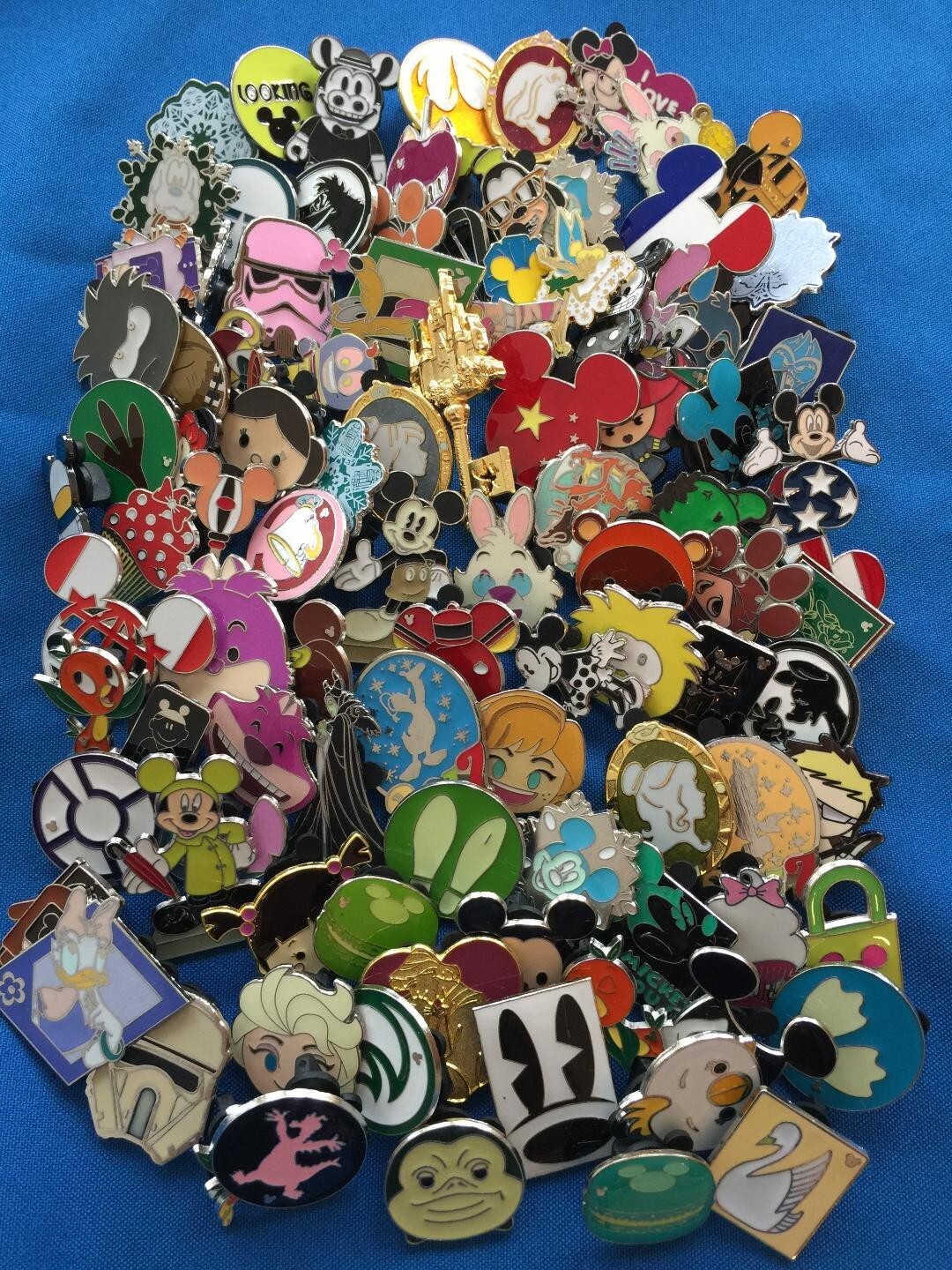 Disney Trading Pins - Multiple lots - 10/25/50/100/150/200/500 No Duplicates