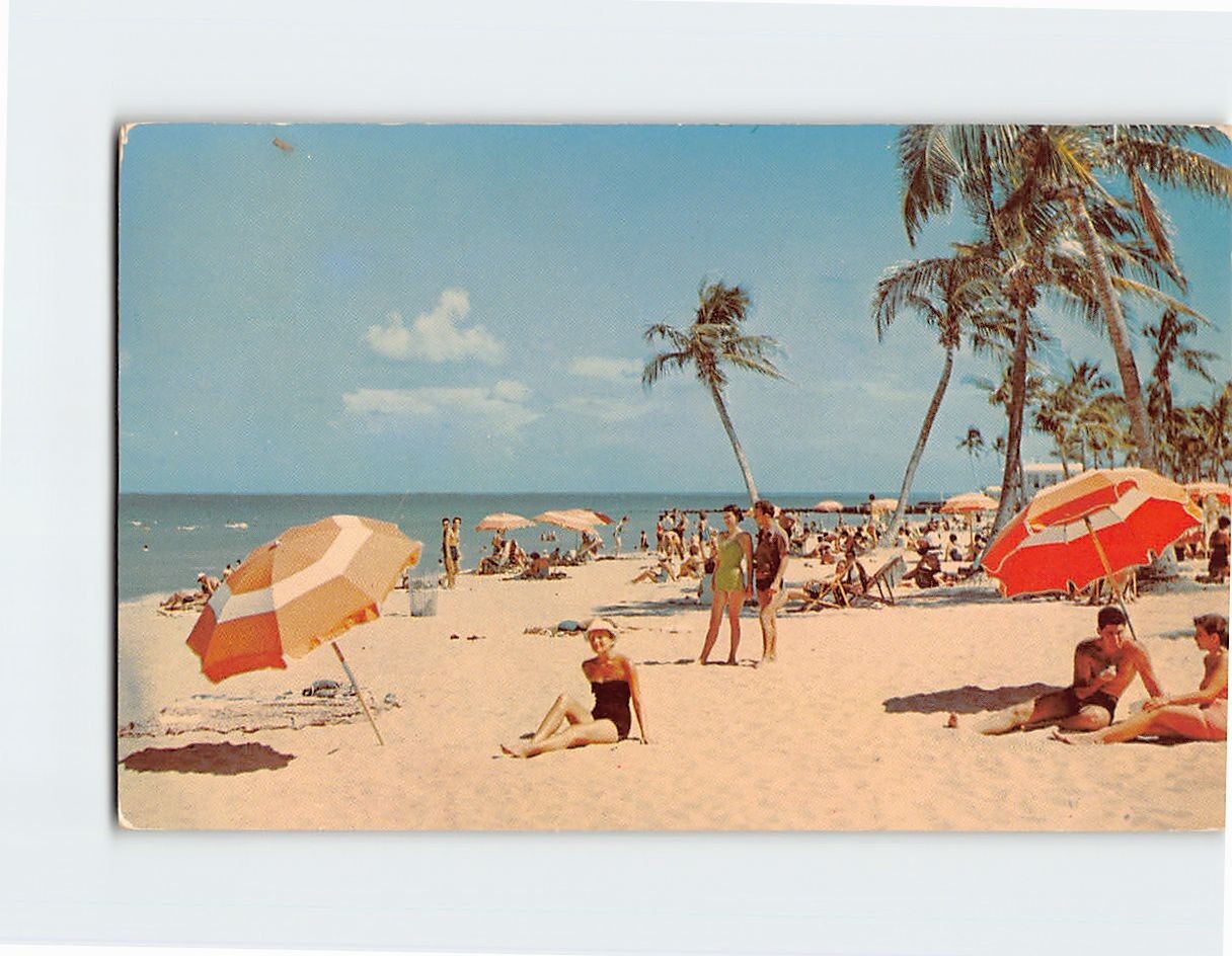 Postcard Carefree Beach Life in Florida USA