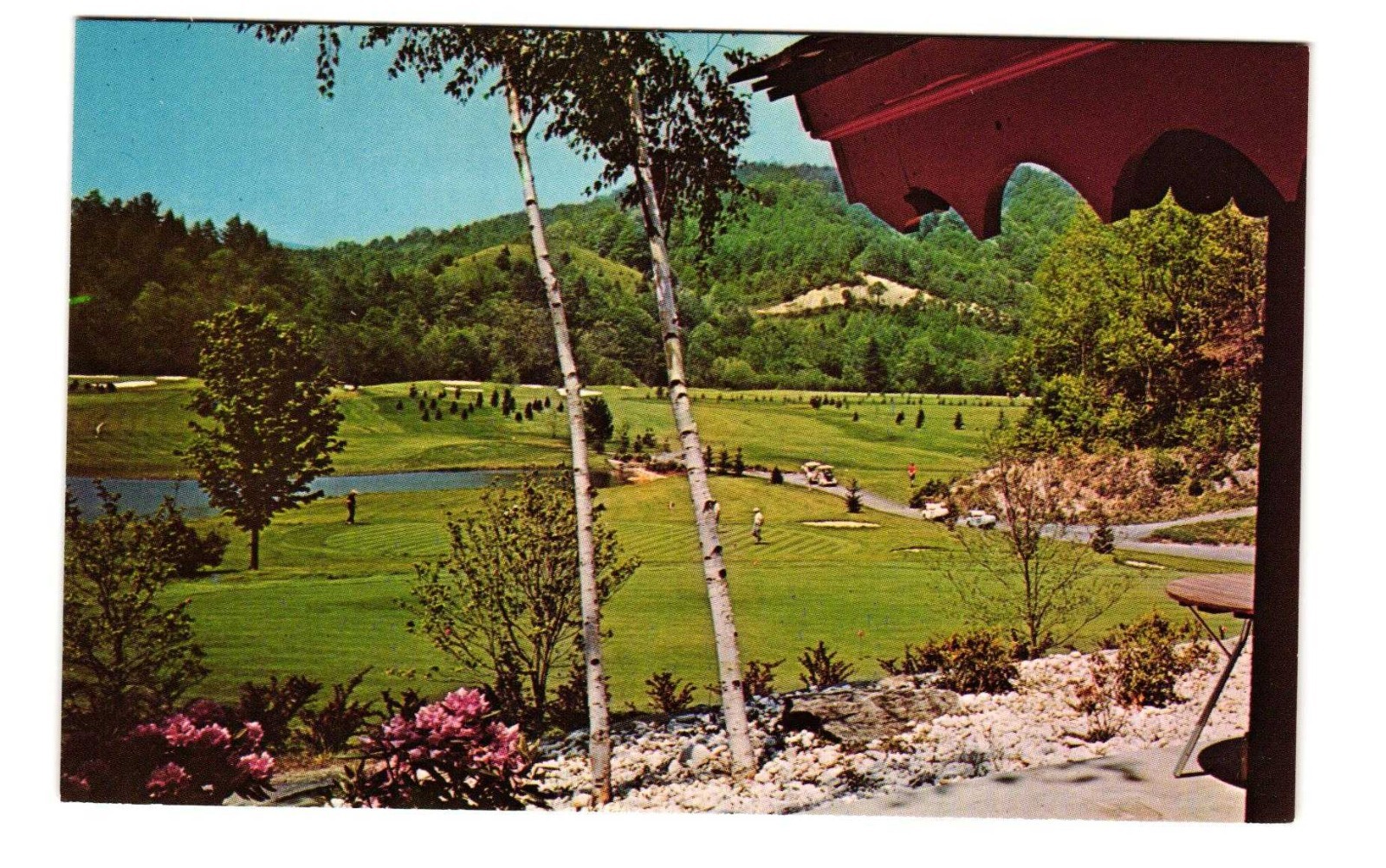 Hound Ears Lodge and Club Blowing Rock NC Vintage postcard Unposted