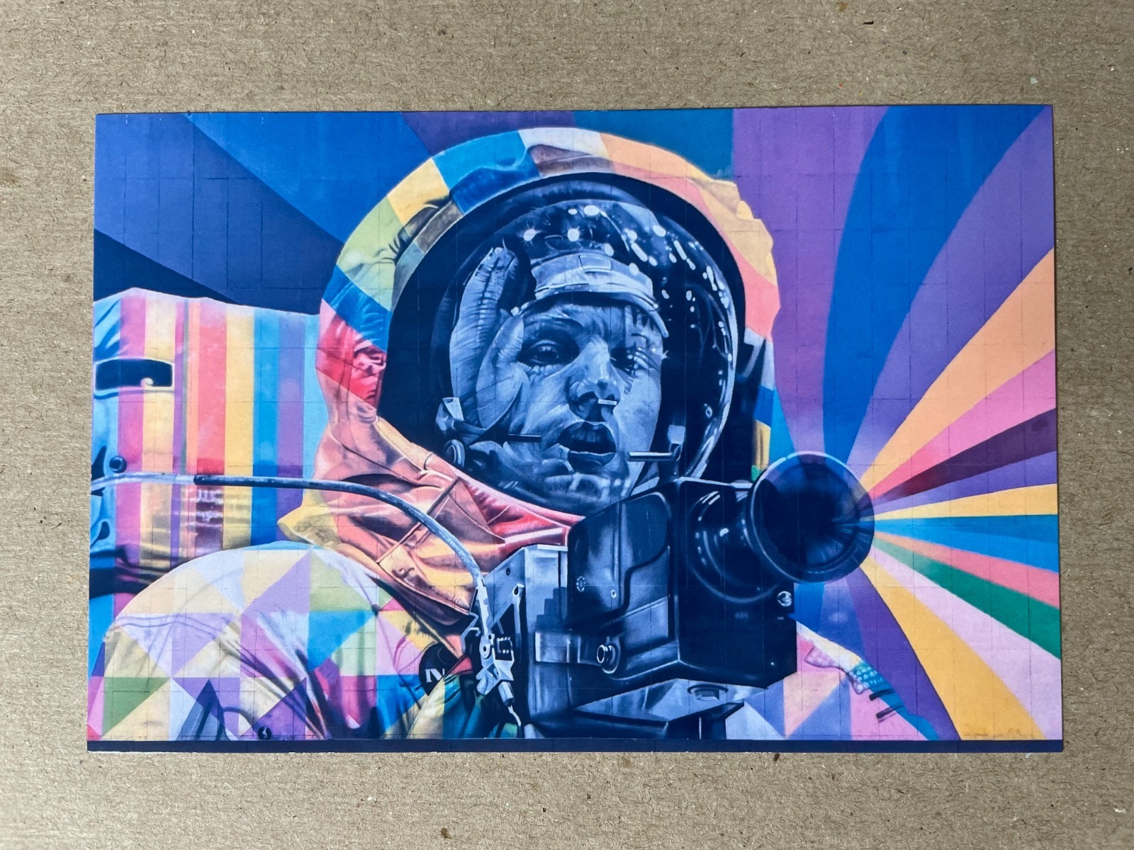 New postcard 4x6 Neil Armstrong Mural