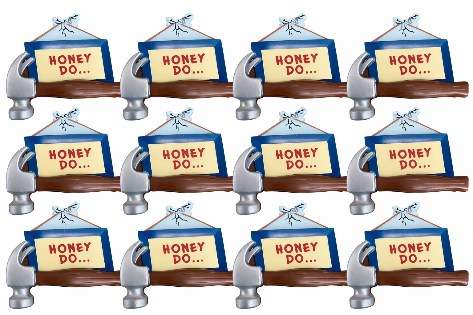 Lot Of 144 Refrigerator Clipped Magnets - Honey Do Lot Of 144 Refrigerator Clipped Magnets - Honey Do