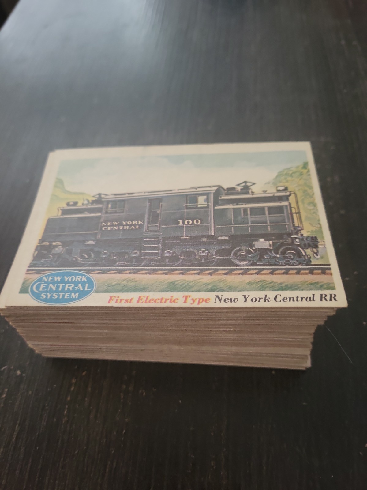 1955 Topps Rails and Sails (77) Card Lot - All Trains, No Duplicates 4-80 1955 Topps Rails and Sails (77) Card Lot - All Trains, No Duplicates 4-80
