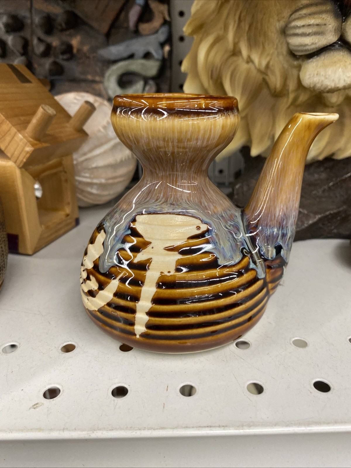 Vintage Japanese Karakara Sake Pitcher