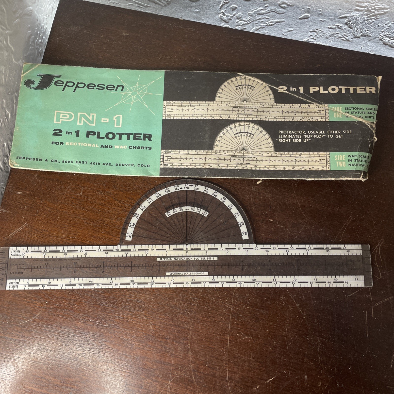 PN-1 Navigation Plotter Aviation - Jeppesen Student