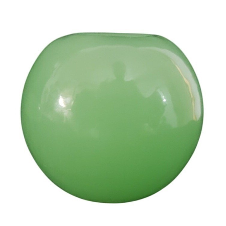 Jadeite Green Glass Ball Replacement Floor Lamp Pole Insert Break (No UV Glow)
