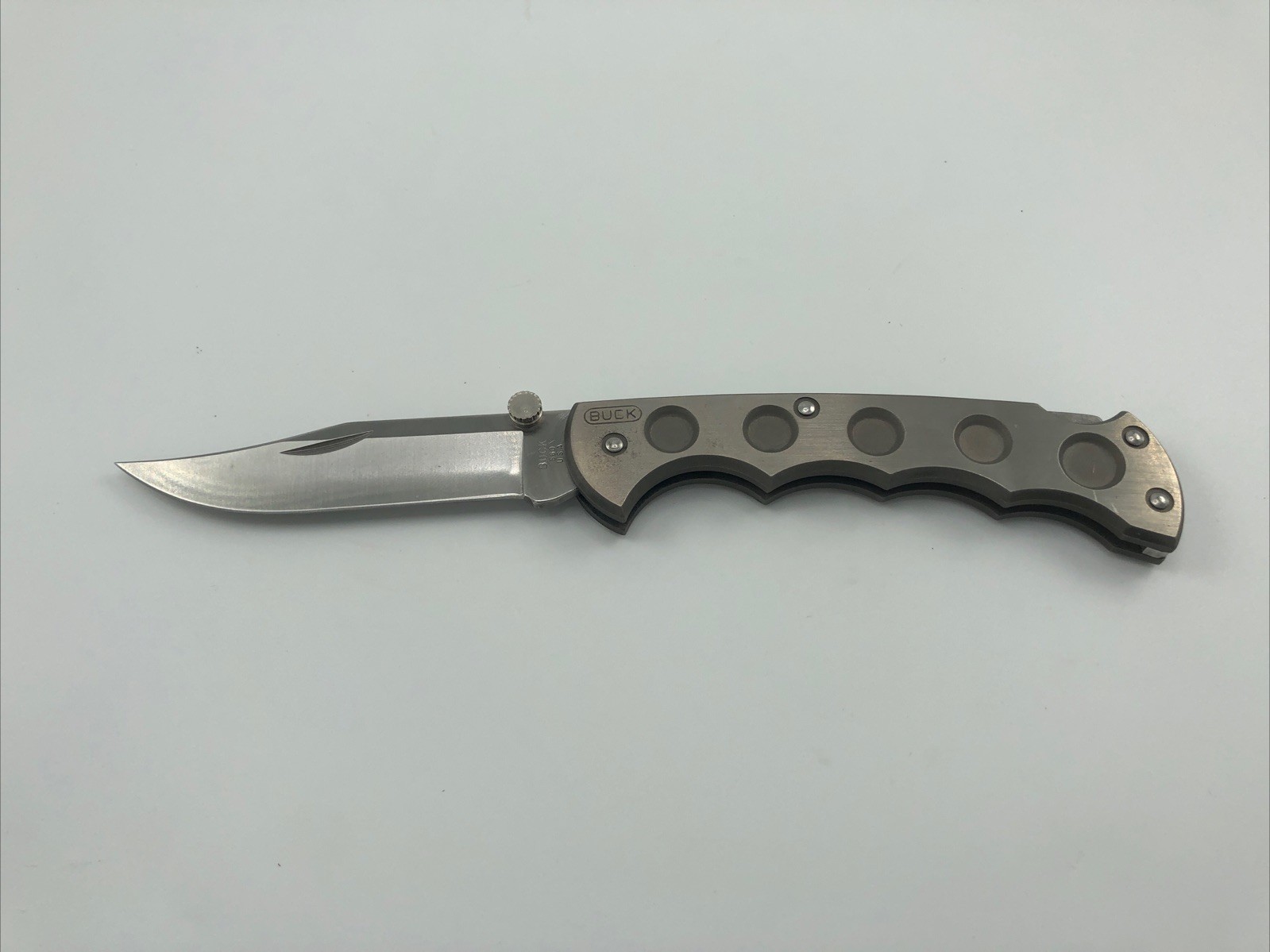Buck - 560+ - Titanium Lockback - Vintage 1990s - BS4