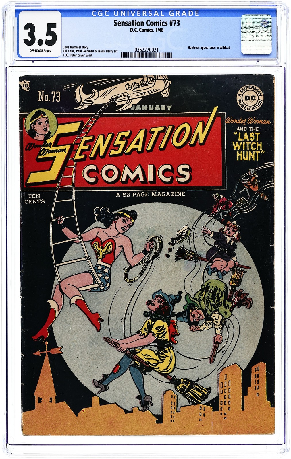 Sensation Comics #73 CGC 3.5 1948 0362270021