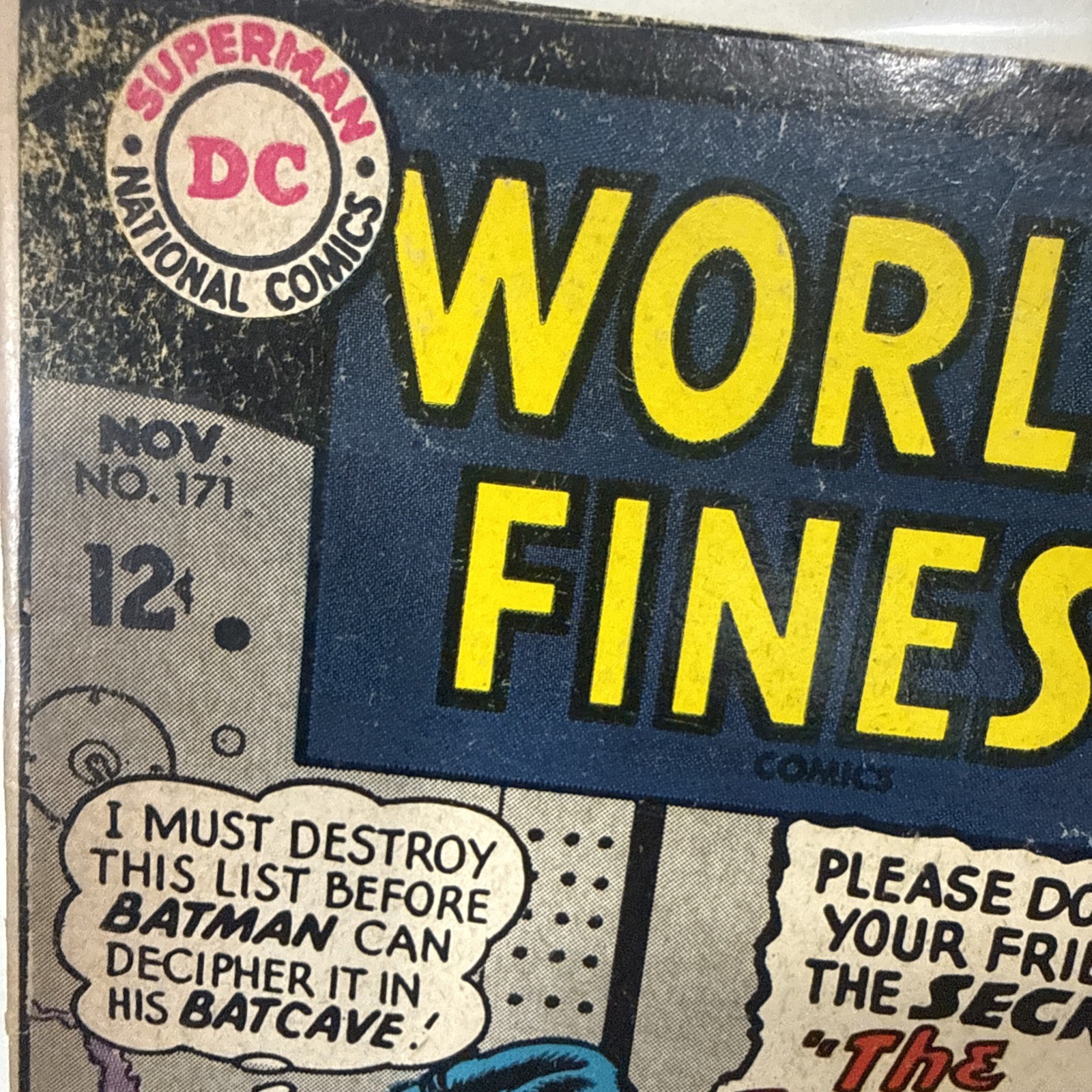 World's Finest Comics #171 (DC Comics 1967) FN- approx 5.5
