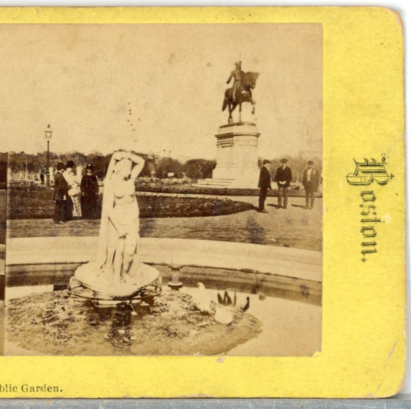 MASSACHUSETTS, The Public Garden, Boston--Stereoview E105