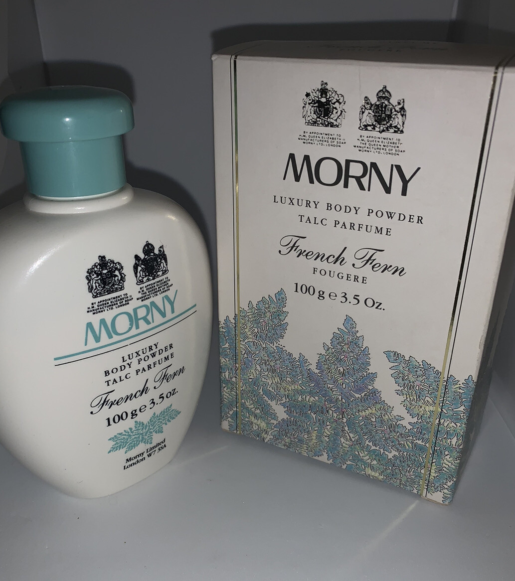 Morny Luxury Body Powder Talc Parfume French Fern 100g-3.5 Oz