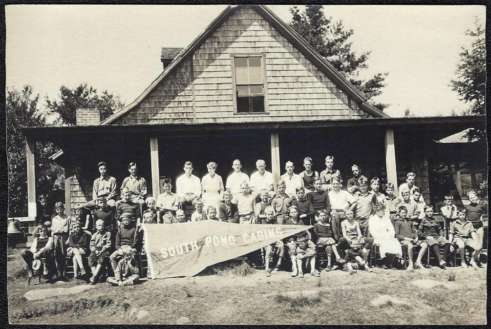 Fitzwilliam, NH RPPC 1920s - South Pond Cabins Camp for Boys #2