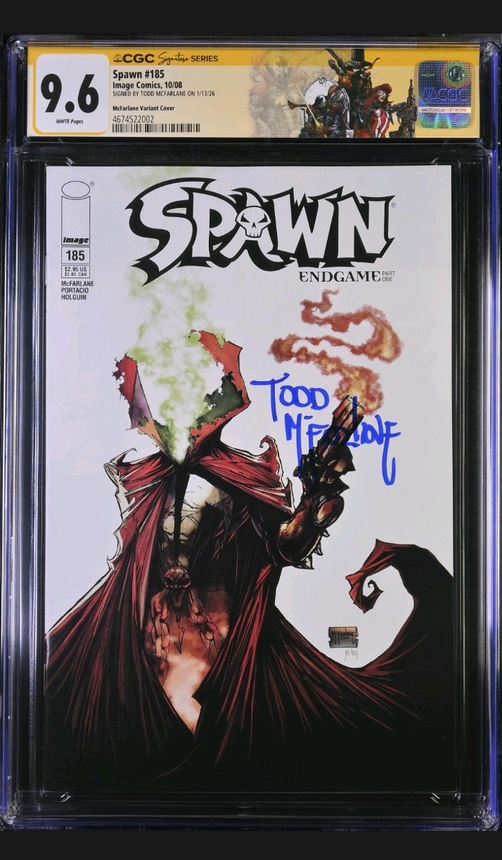 Spawn #185 Headless McFarlane Variant - VERY RARE - CGC 9.6 SS Todd signature Spawn #185 Headless McFarlane Variant - VERY RARE - CGC 9.6 SS Todd signature