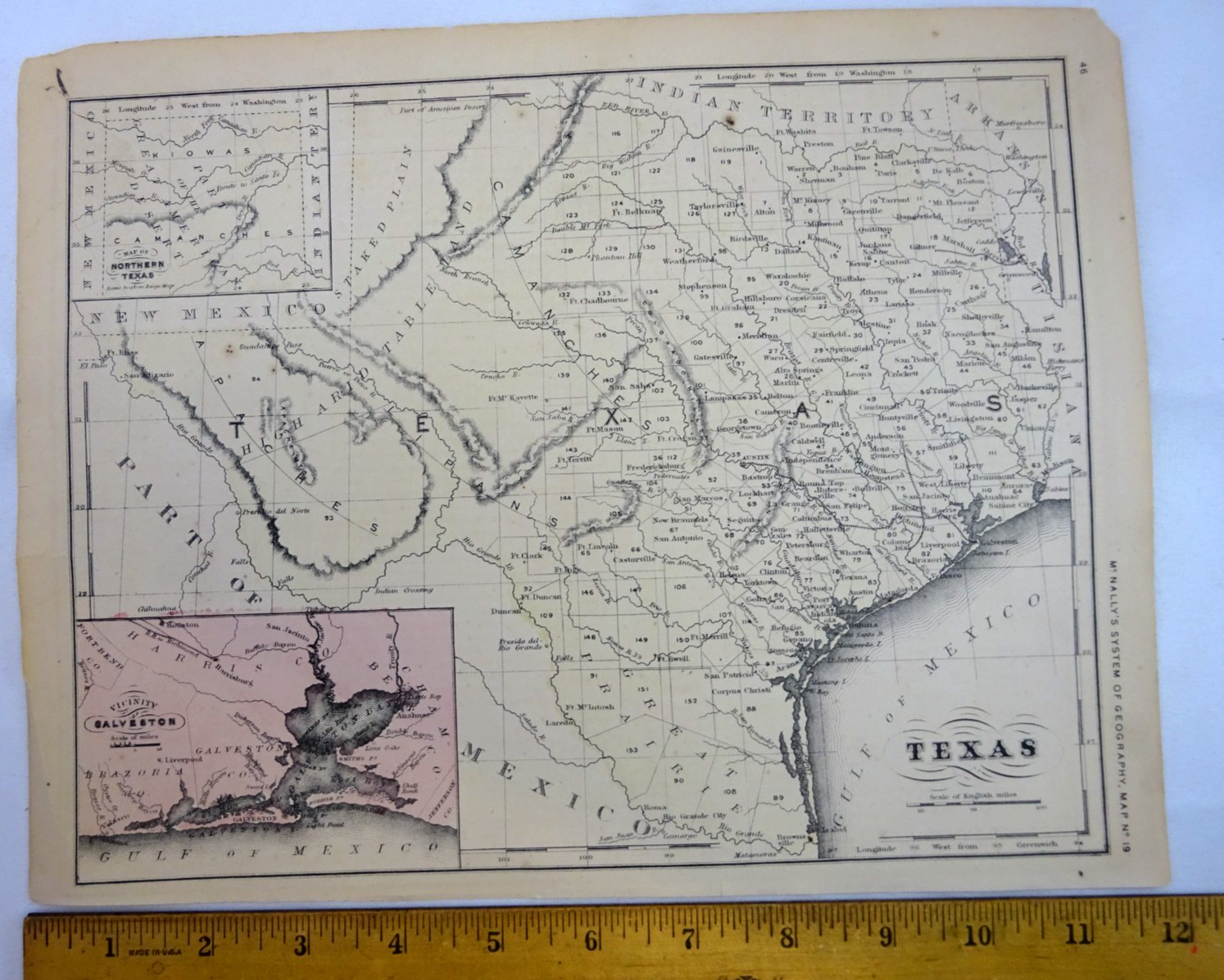1875 McNALLY\'S MAP 12\ 1875 McNALLY\'S MAP 12\