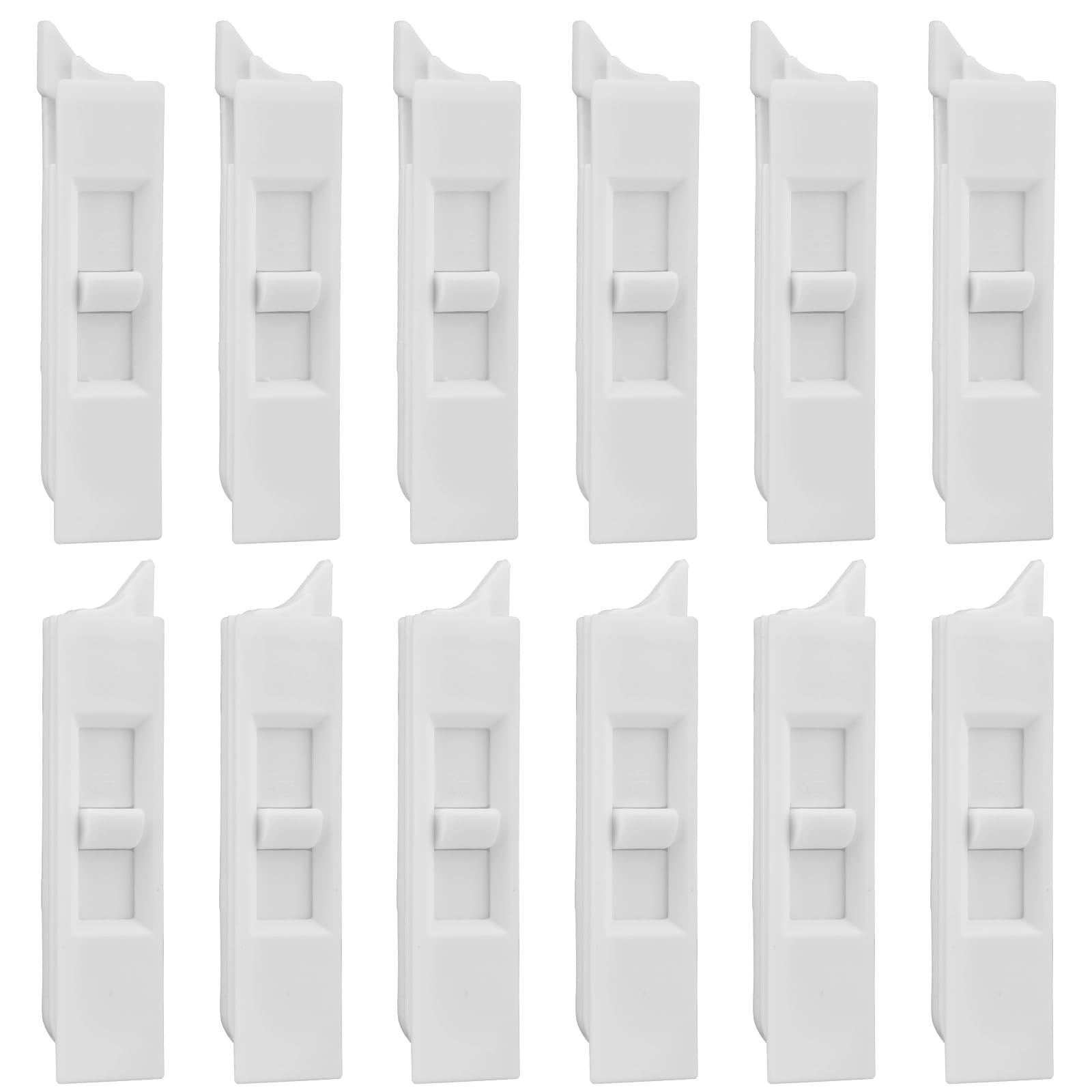 12 Pcs Window Tilt Latch Pairs Spring Loaded Sliding 12 Pcs, White 12 Pcs Window Tilt Latch Pairs Spring Loaded Sliding 12 Pcs, White