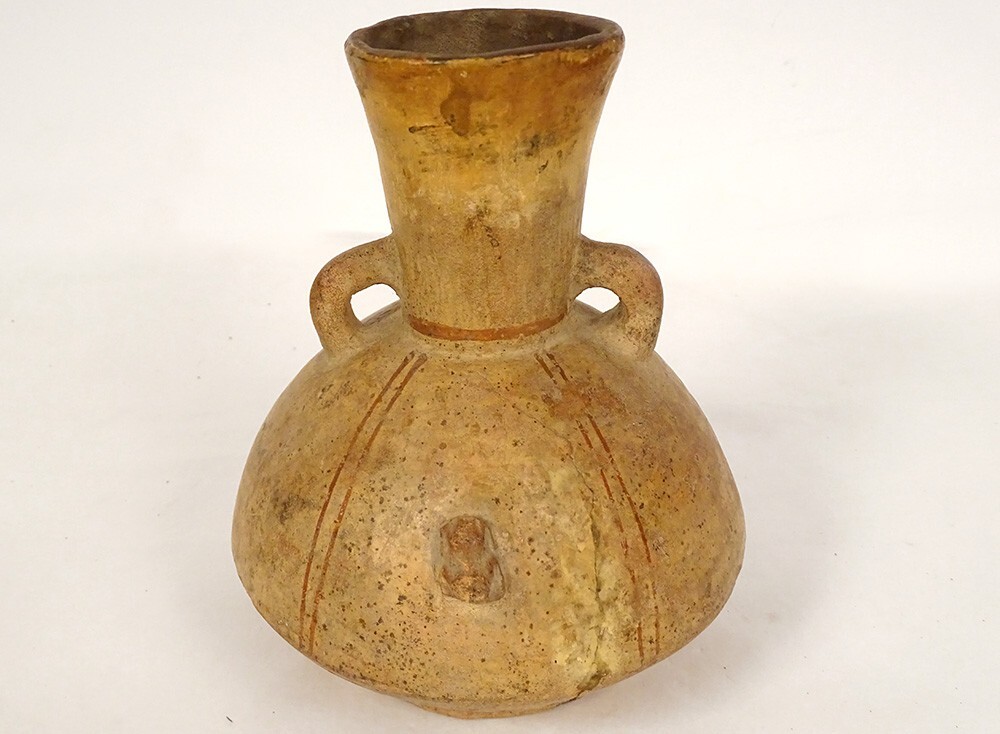 Pre-Columbian Vase Chancay Chimu Culture Peru Terracotta America Andes
