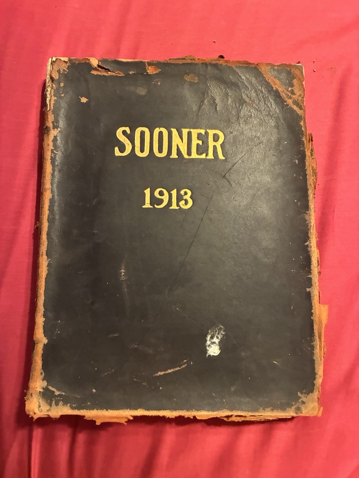 Antique  1913 Yearbook  University Of Oklahoma  Sooners OU Football Bennie Owen
