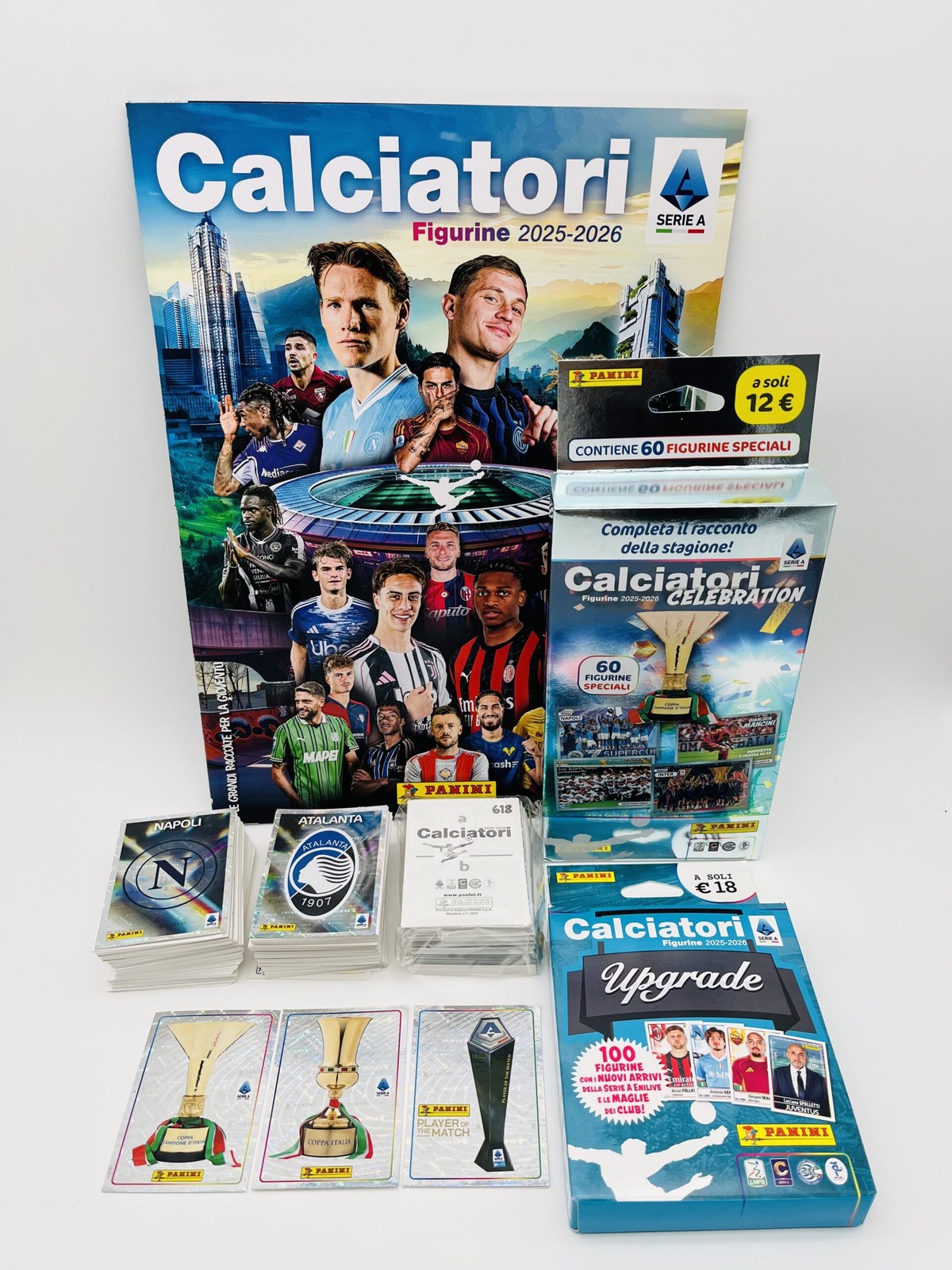 Panini Footballers 2025 2026 Figure Album + Complete Set + Updates + C...