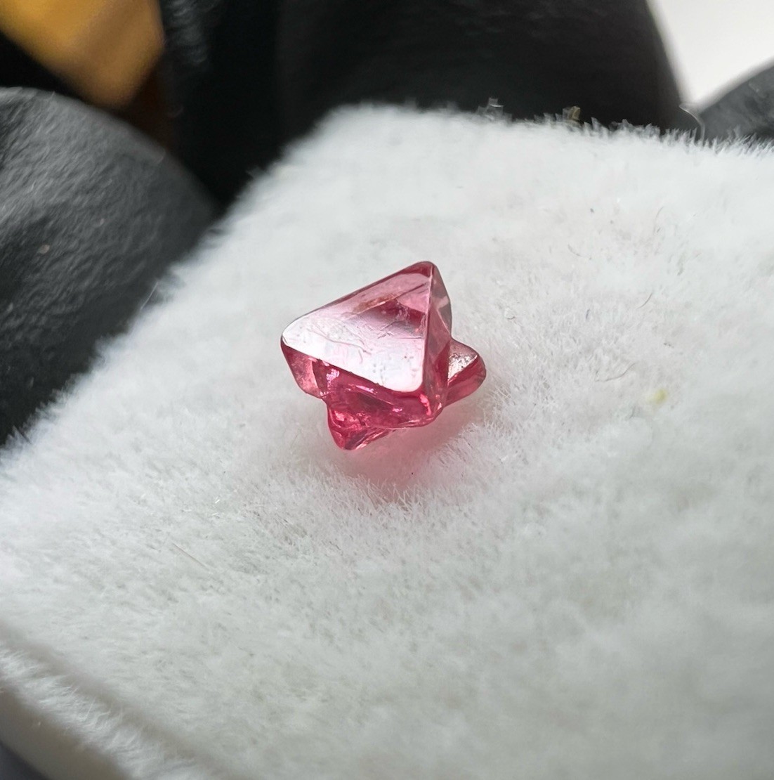 Museum Collectors: Natural Spinel, Star of David/ Merkaba Formation, Fluorescent