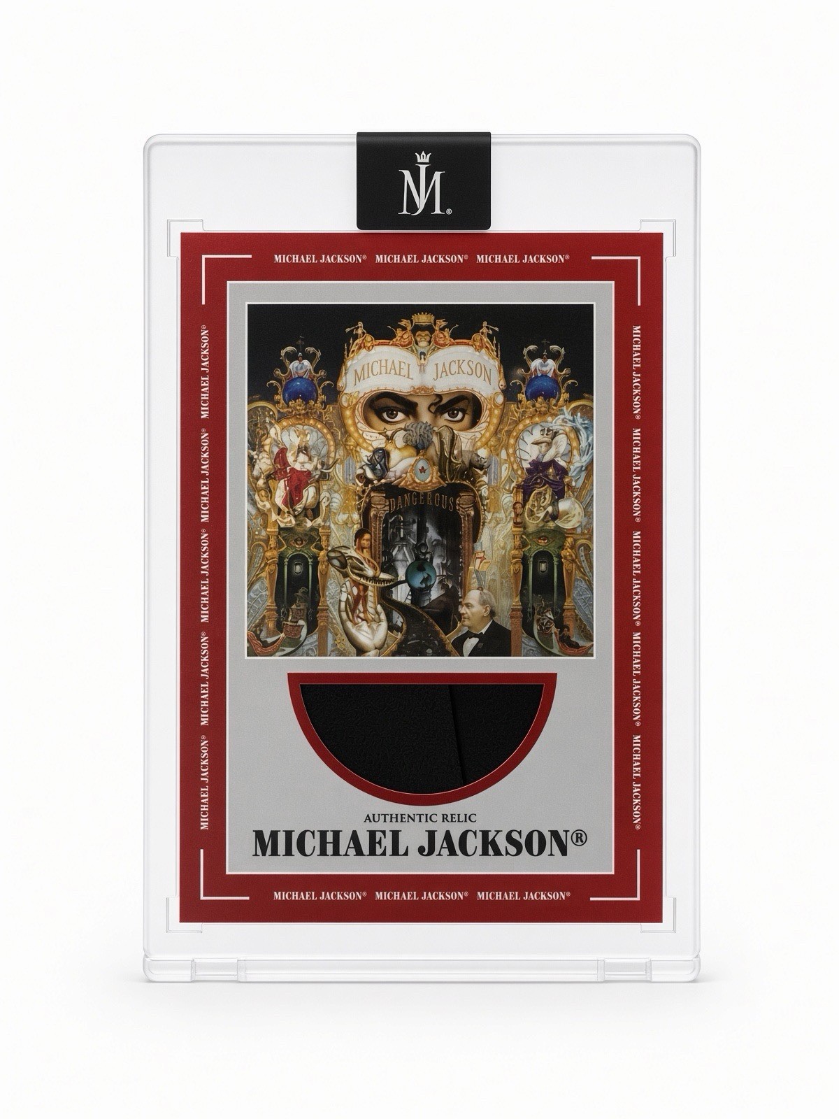 Michael Jackson Keepsake Spotlight Album Relic Dangerous #18 07/91 Encased Michael Jackson Keepsake Spotlight Album Relic Dangerous #18 07/91 Encased