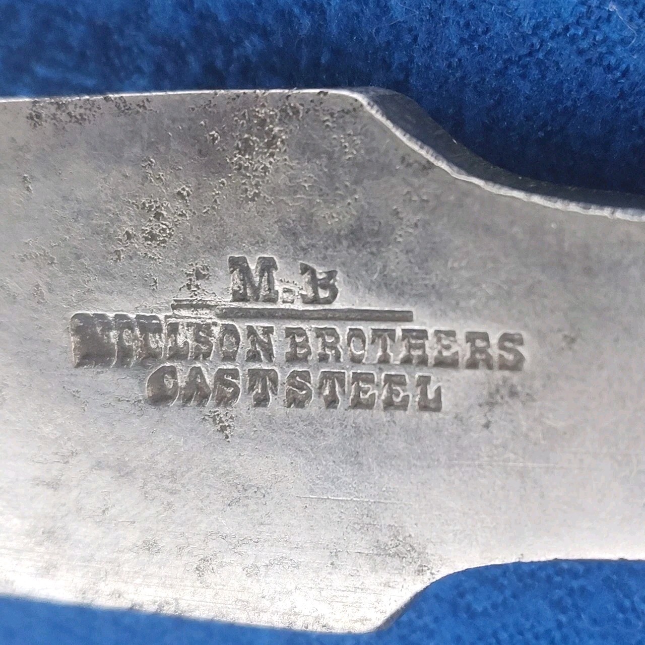 Vintage Moulson Brothers Chisel Cast Steel 