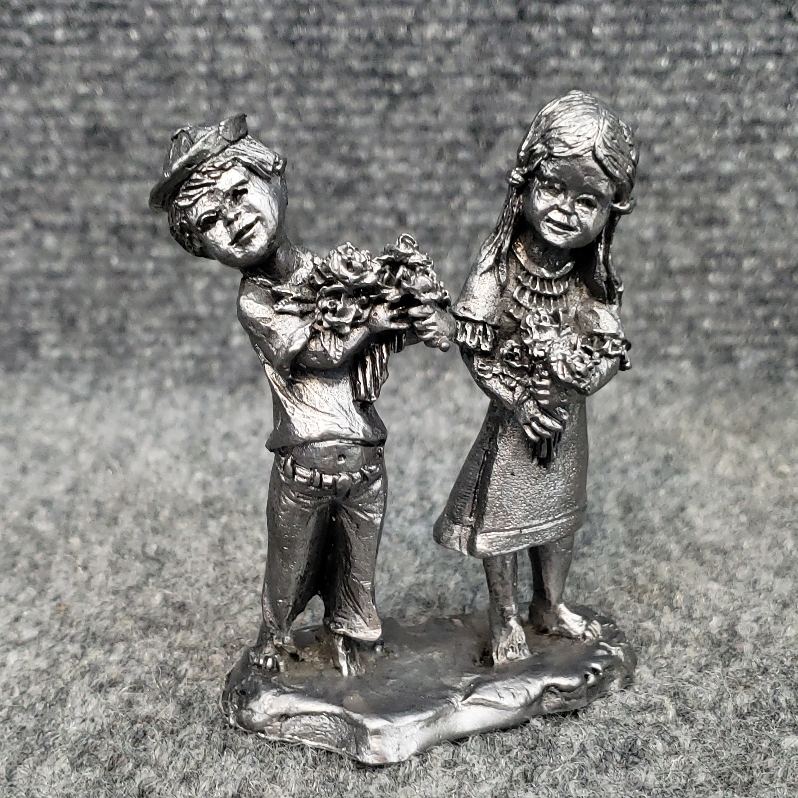 VTG - Michael Ricker Pewter First date Numbered Boy Girl