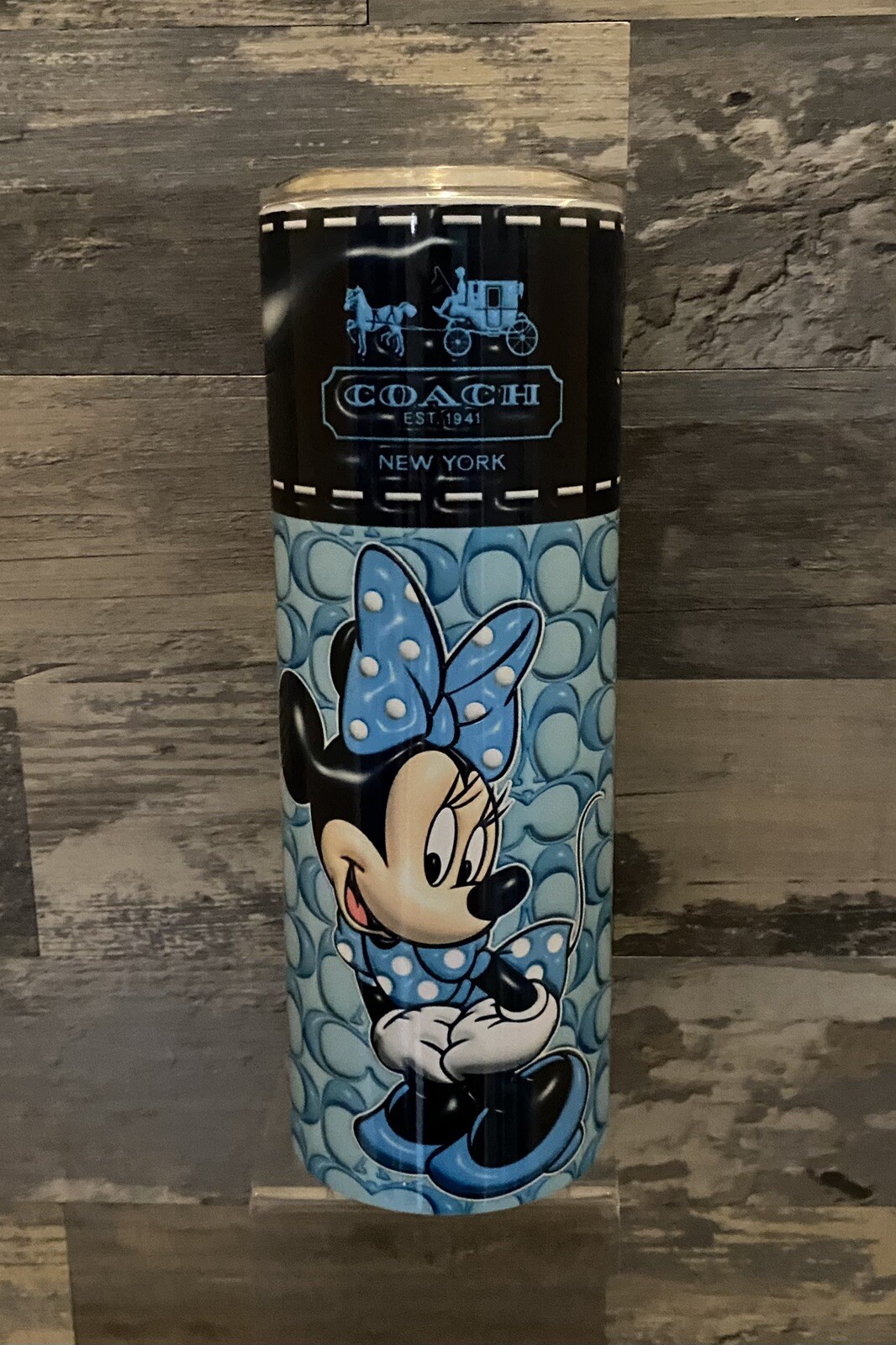**SALE**Disney Inspired Leather Handbag Purse Minnie Mouse 20 oz. Steel Tumbler