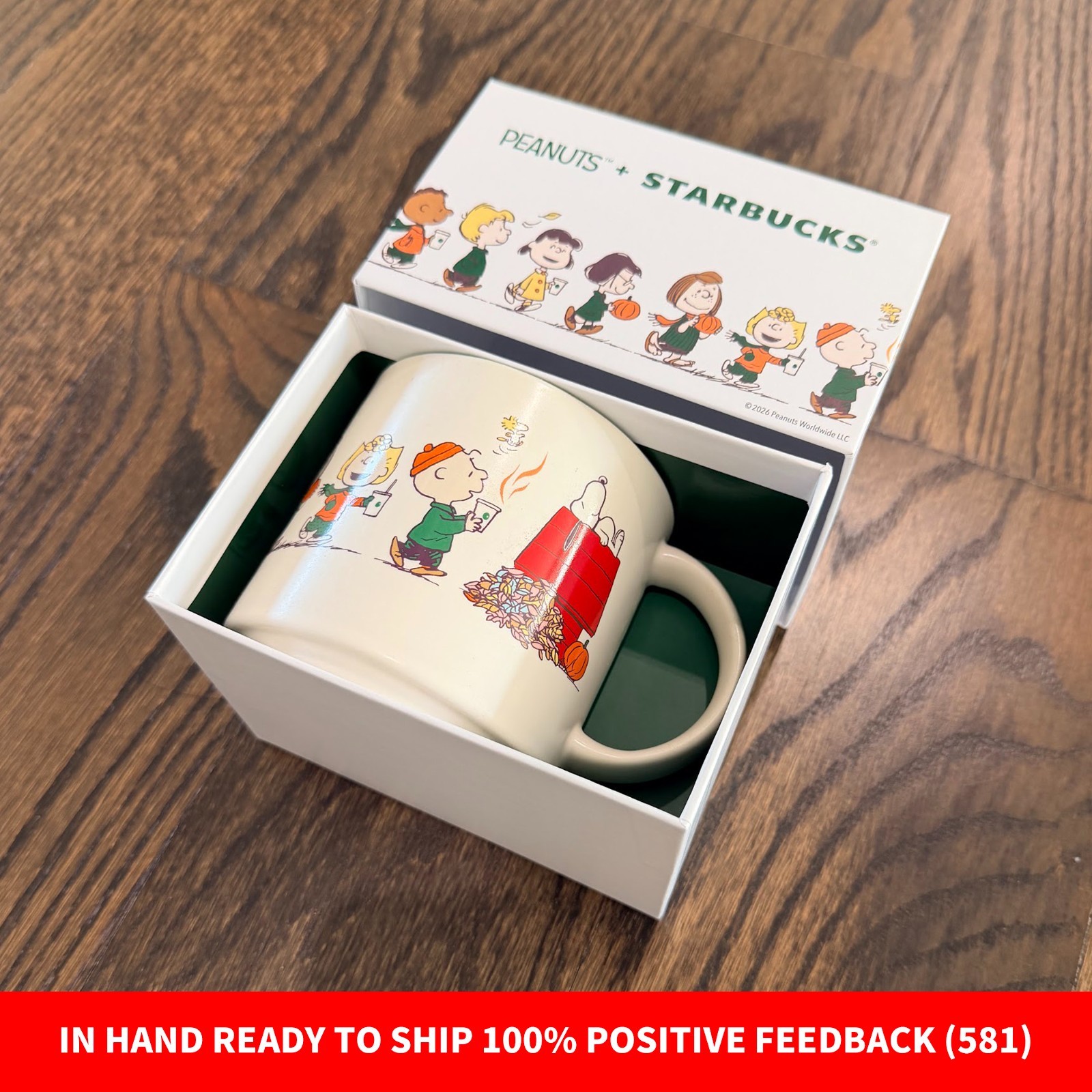 Starbucks x Peanuts Mug Snoopy & Friends Limited Edition *IN HAND*