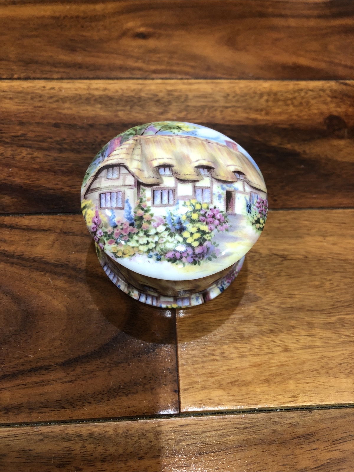 Vintage Newhall Staffordshire Trinket Box Bone China