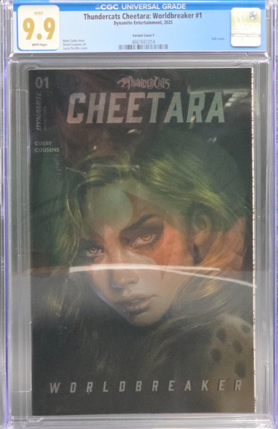 💎CGC 9.9 💎 POP 1 💎2025 THUNDECATS CHEETARA WORLDBREAKER # 1 VARIANT COVER F💎