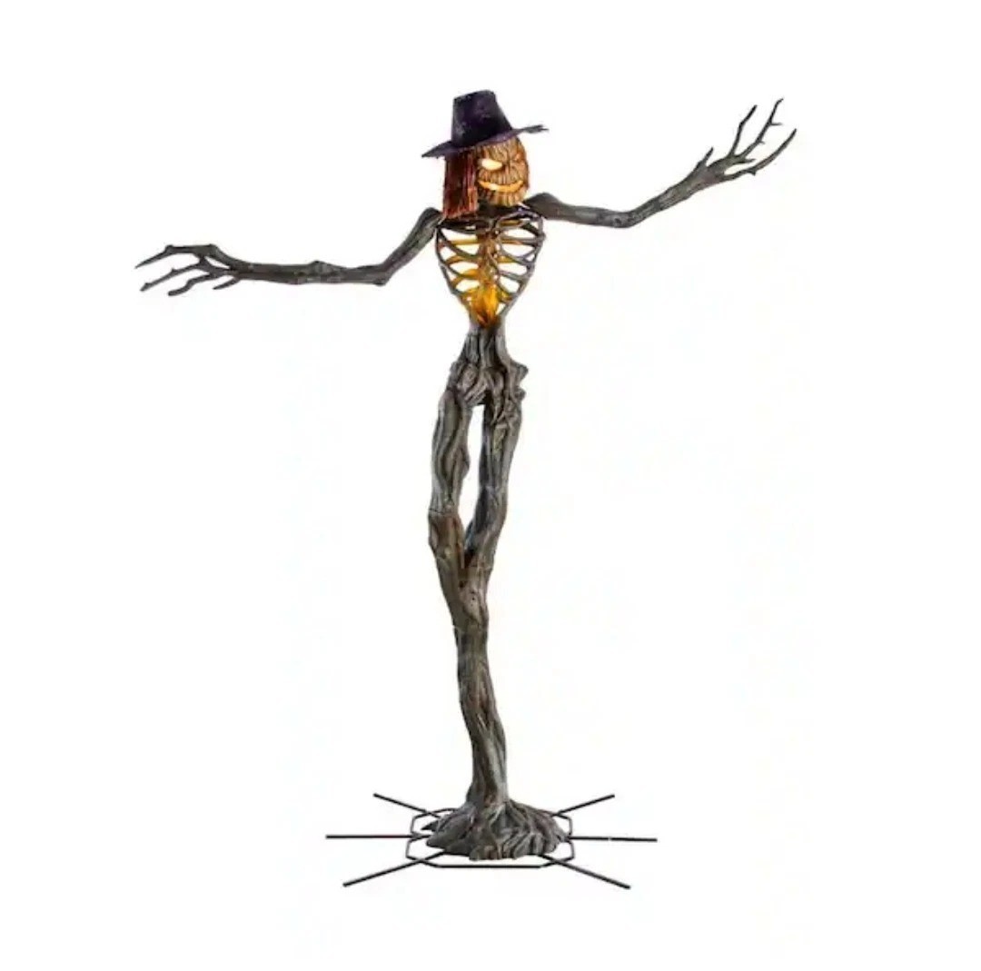 👻 15 Ft. Gruesome Grounds Giant-Sized Animated LED Worricrow H10 🎃