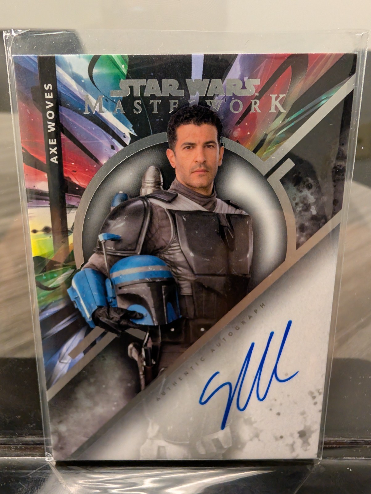 2022 Topps Star Wars Masterwork Simon Kassianides Axe Woves #MWA-SK Auto 2022 Topps Star Wars Masterwork Simon Kassianides Axe Woves #MWA-SK Auto