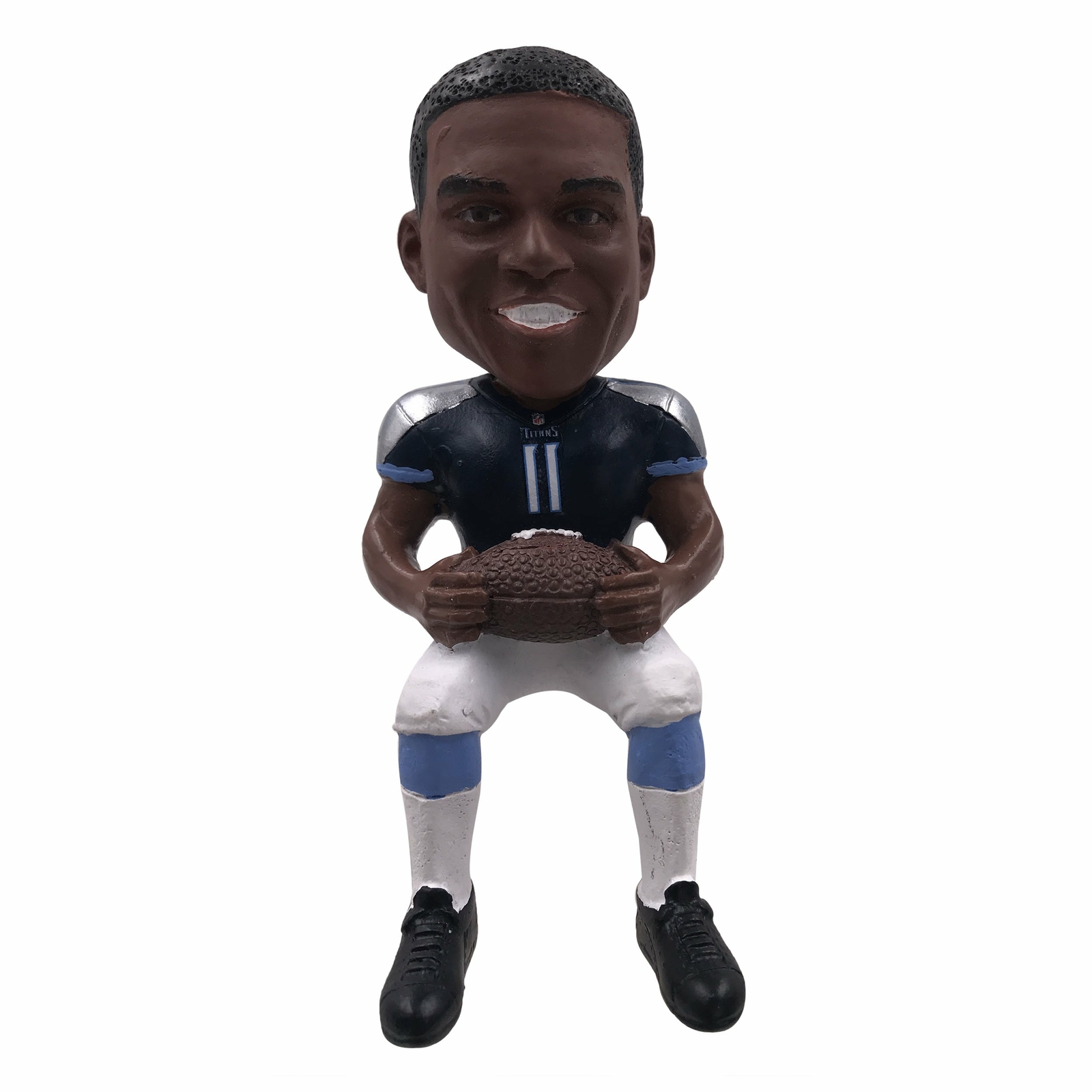 A.J. Brown Tennessee Titans Benchwarmerz Sitting Mini Bobblehead NFL