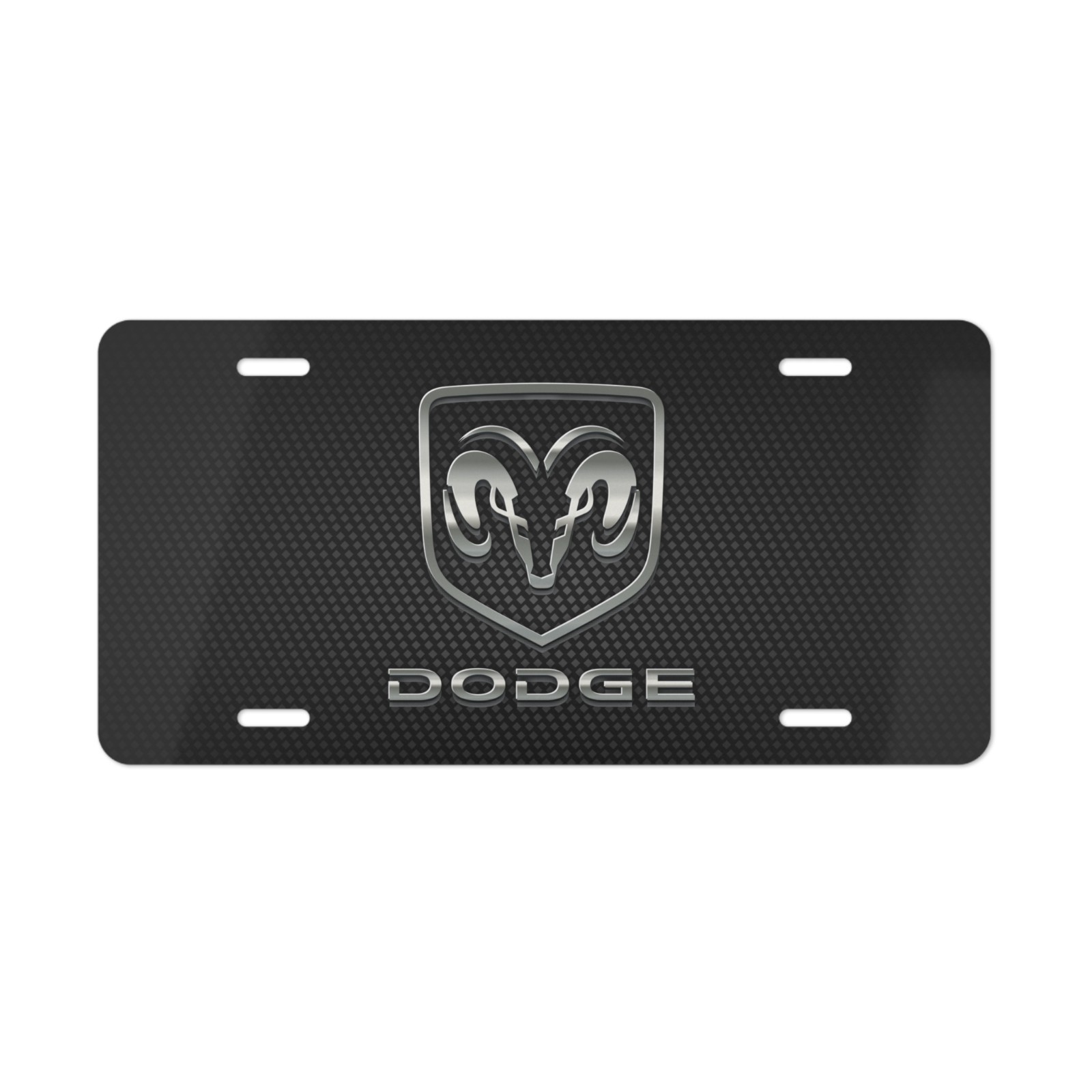Custom Ram Dodge Front Vanity Plate, Garage Art, Decorative Car Tag, Wall Art