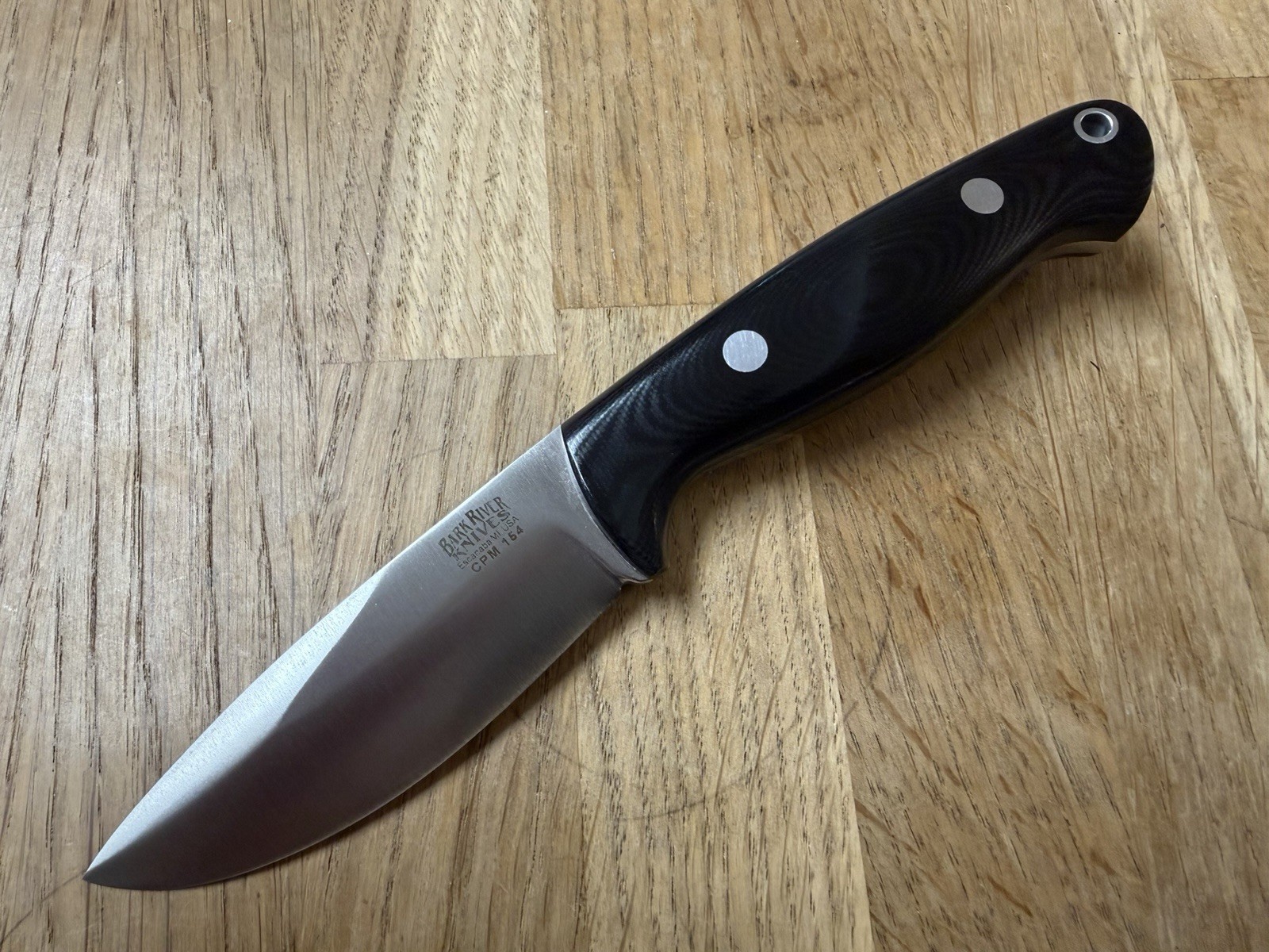 Bark River North Country EDC CPM-154 Black G-10 Handle Brand New