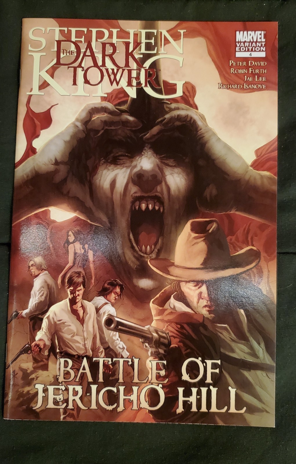 Marvel Stephen King\'s Dark Tower: Battle of Jericho Hill #4 Kurth variant cover