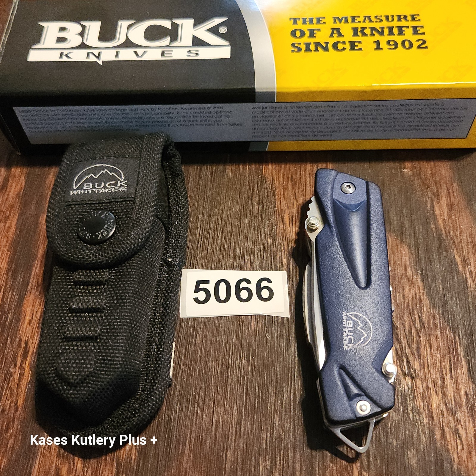 Buck X TRACT 730 Multi Tool Knife Made In 2006 W/Sheath Box 4.5\